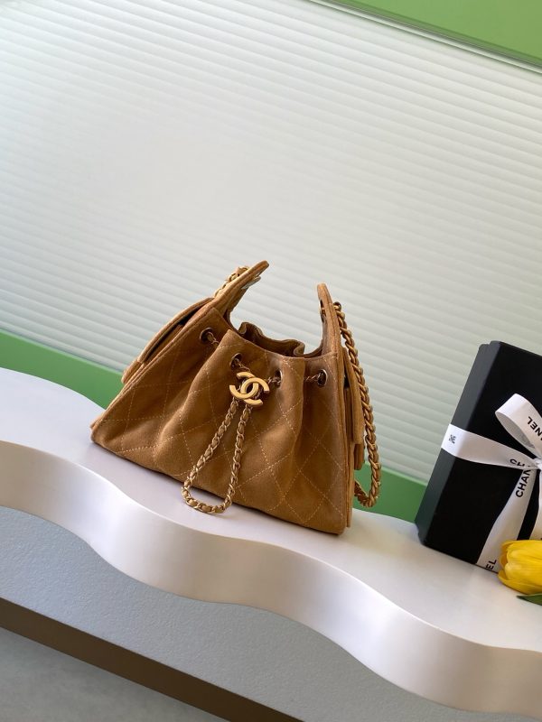 Chanel 26C Mini Hobo Bag Suede