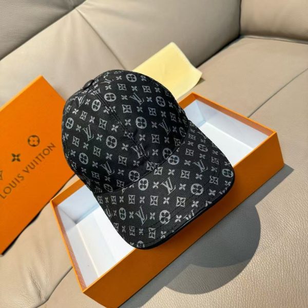 LV Monogram Black Hat