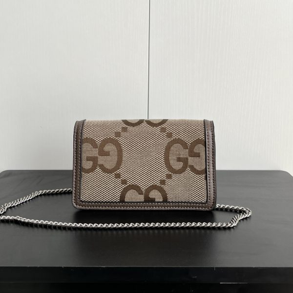 Gucci Dionysus Jumbo GG Super Mini Bag