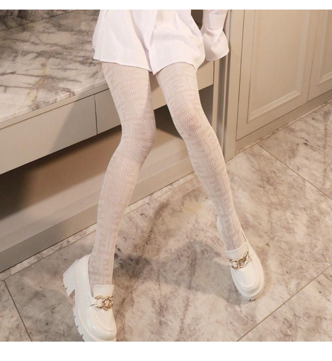 Fendi White Stockings - Image 1
