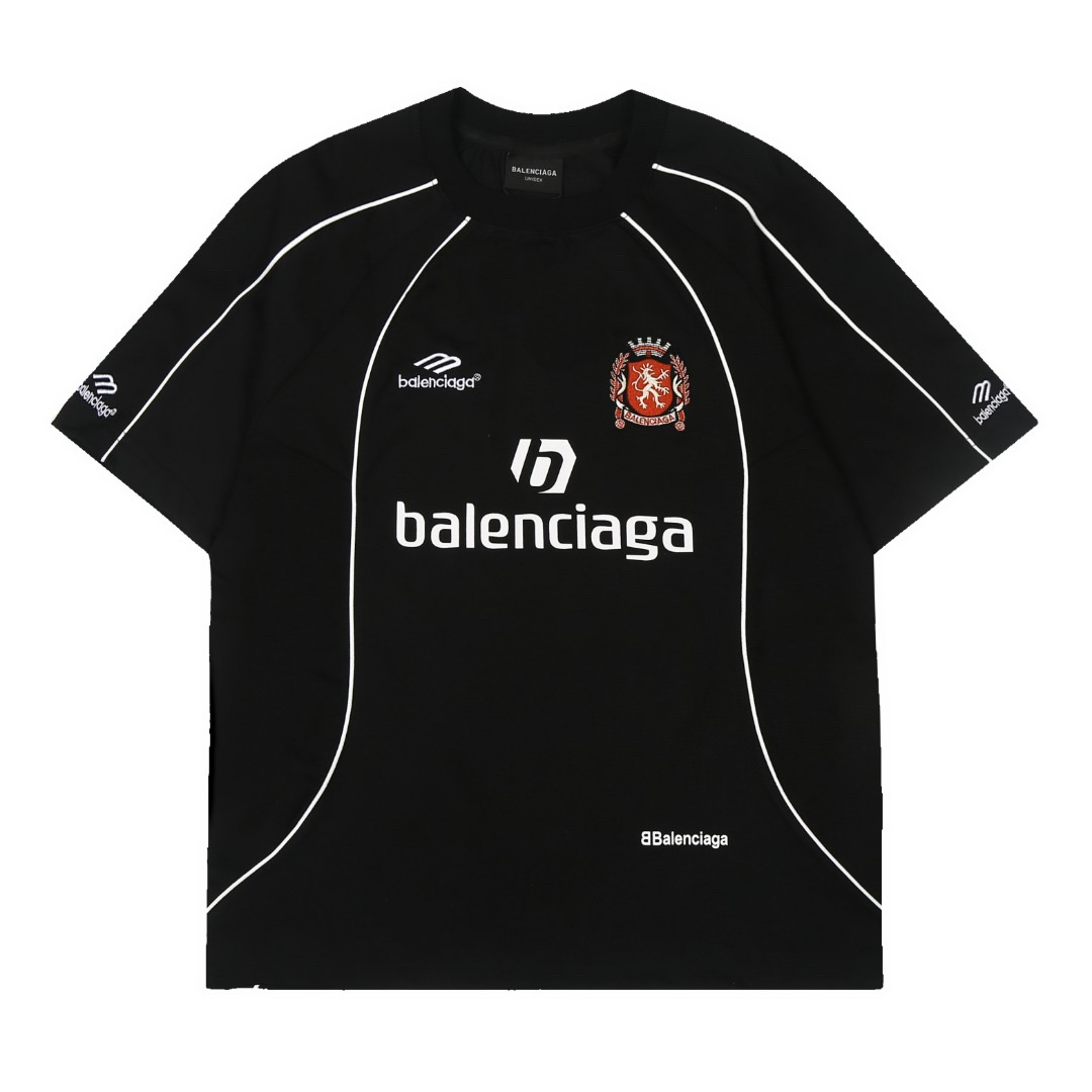 Balenciaga Logo cotton jersey T-shirt - Image 1