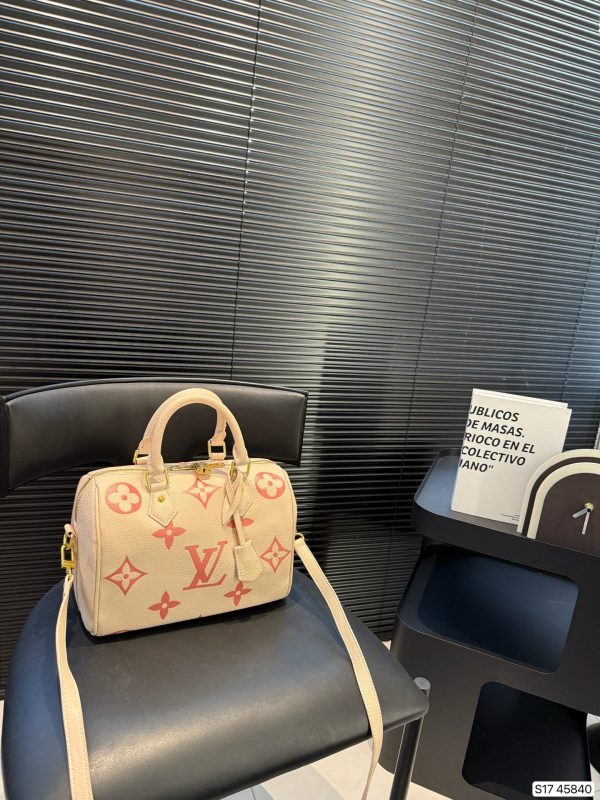 LV Embossed Pillow Bag