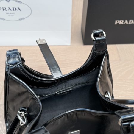 Prada push-lock Leather Tote Bag - Image 6