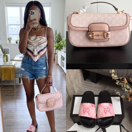 Gucci Shoes & Bag Set