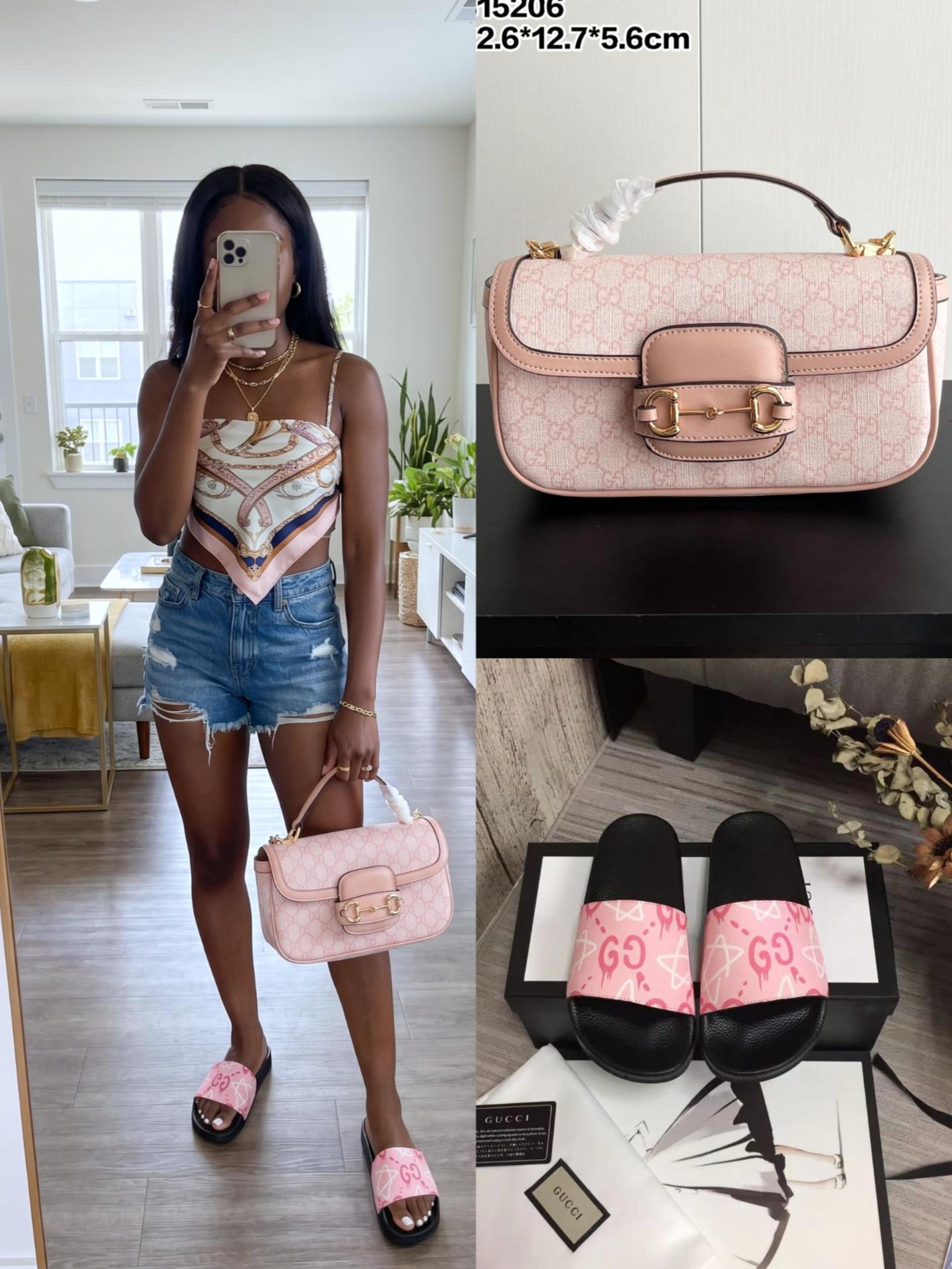 Gucci Shoes & Bag Set - Image 1