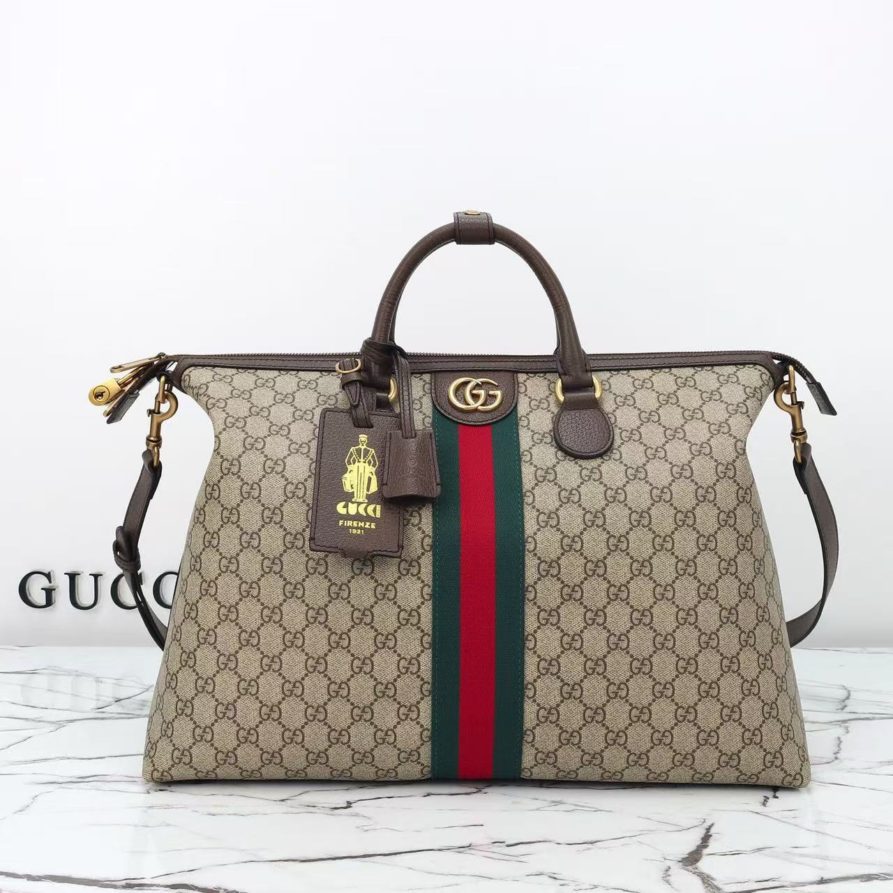 Gucci GG Savoy Medium Duffle Bag - Image 1
