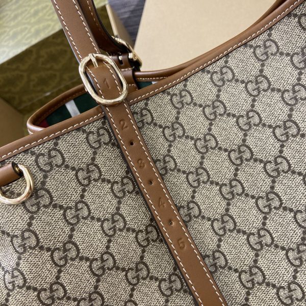 Gucci GG Emblem Large Tote Bag