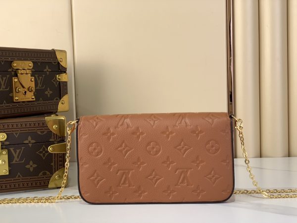LV Pochette Félicie Monogram Empreinte Bag - Top Quality