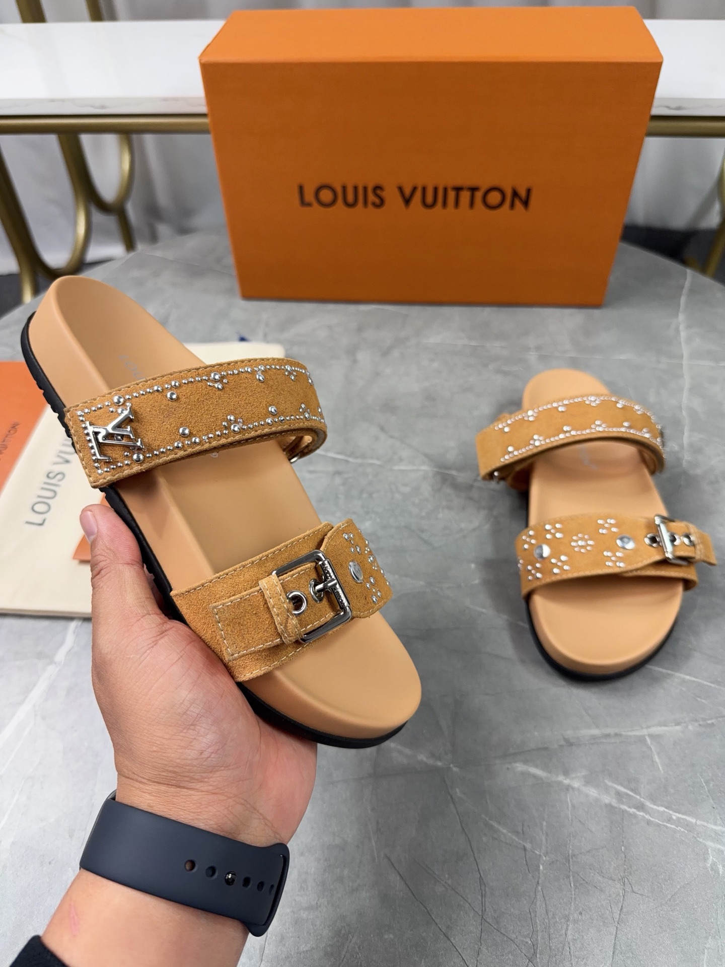 LV Bom Dia Flat Comfort Mule - Image 10