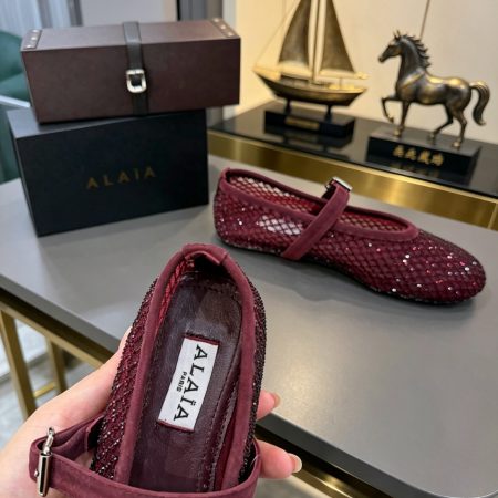 Alaya Flat Ballet Tulle Shoes with Rhinestone Accents - Image 10