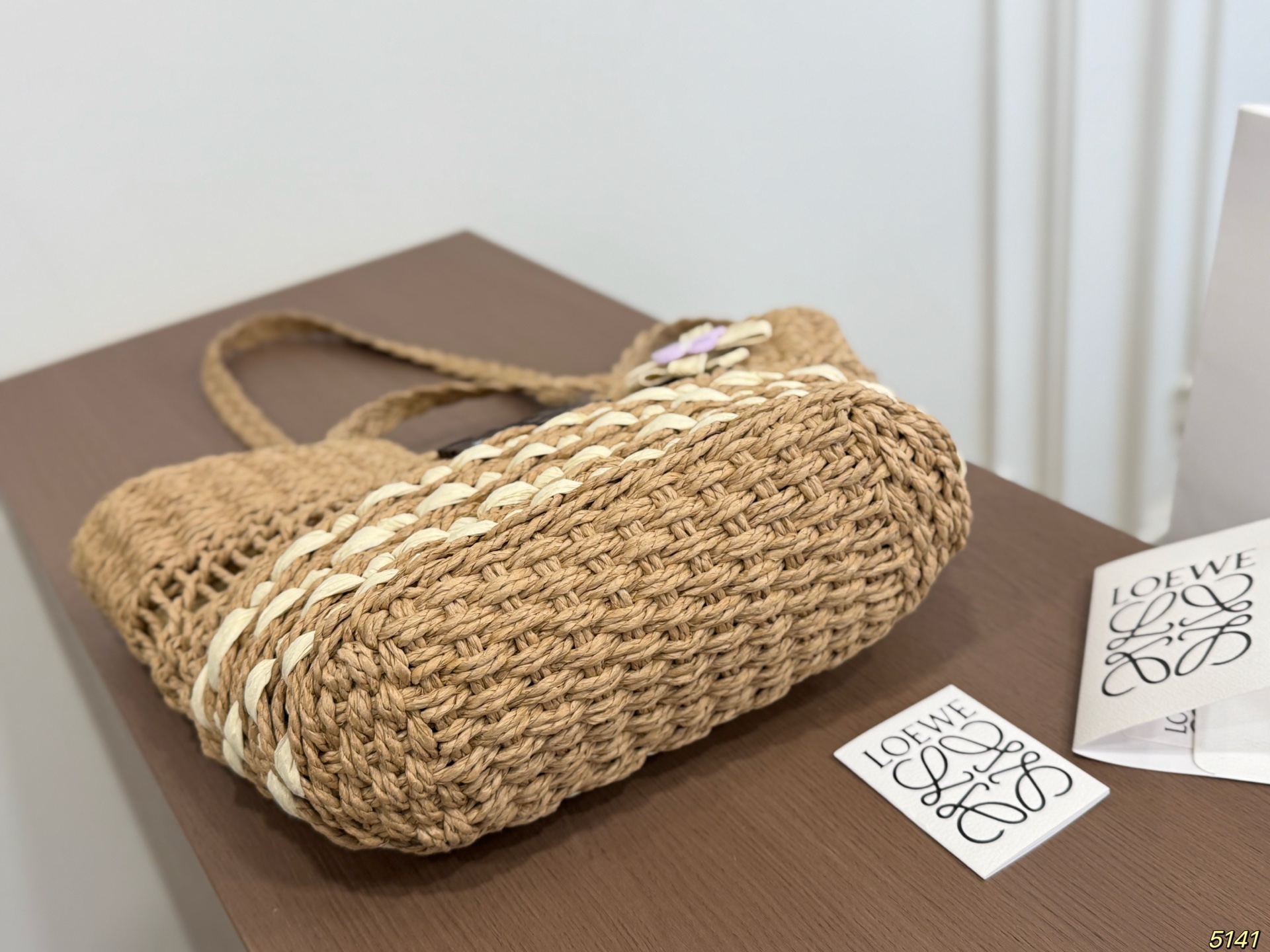 Loewe New Straw Tote Bag - Image 6