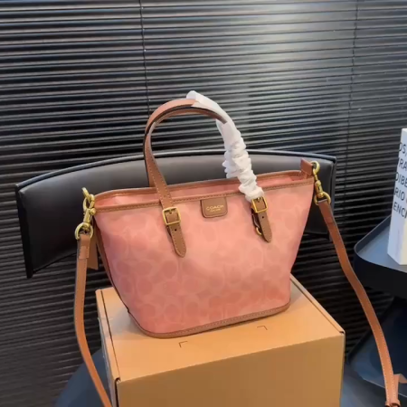 Coach Taxi Tote 21 Pink Tote Bag - Image 2