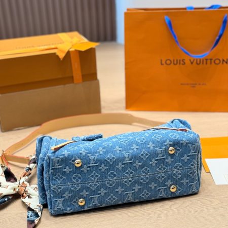 LV Carryall Cargo PM Monogram Denim Bag - Image 7