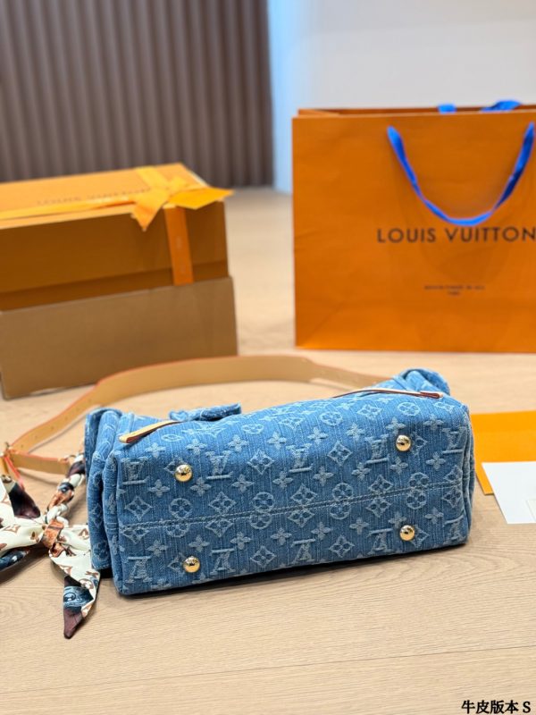 LV Carryall Cargo PM Monogram Denim Bag