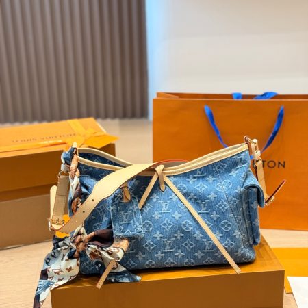 LV Carryall Cargo PM Monogram Denim Bag - Image 5