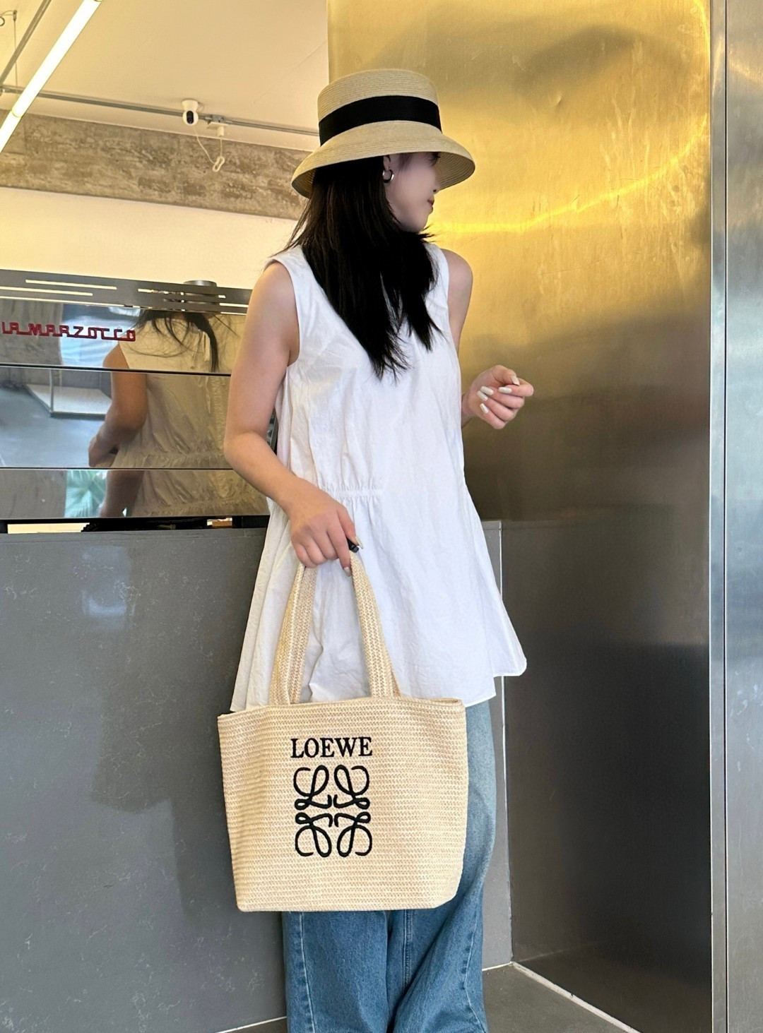 Loewe Straw Bag - Image 3
