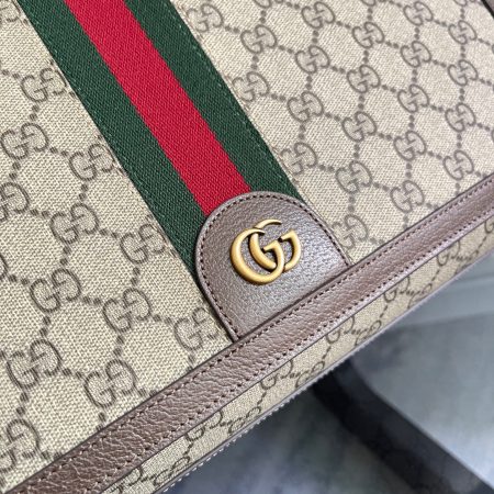 Gucci Large Changing Bag in Beige and Dark Brown - Image 5