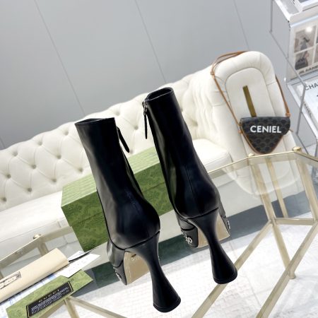 Gucci Janaya Chunky-Heeled Boots - Image 9
