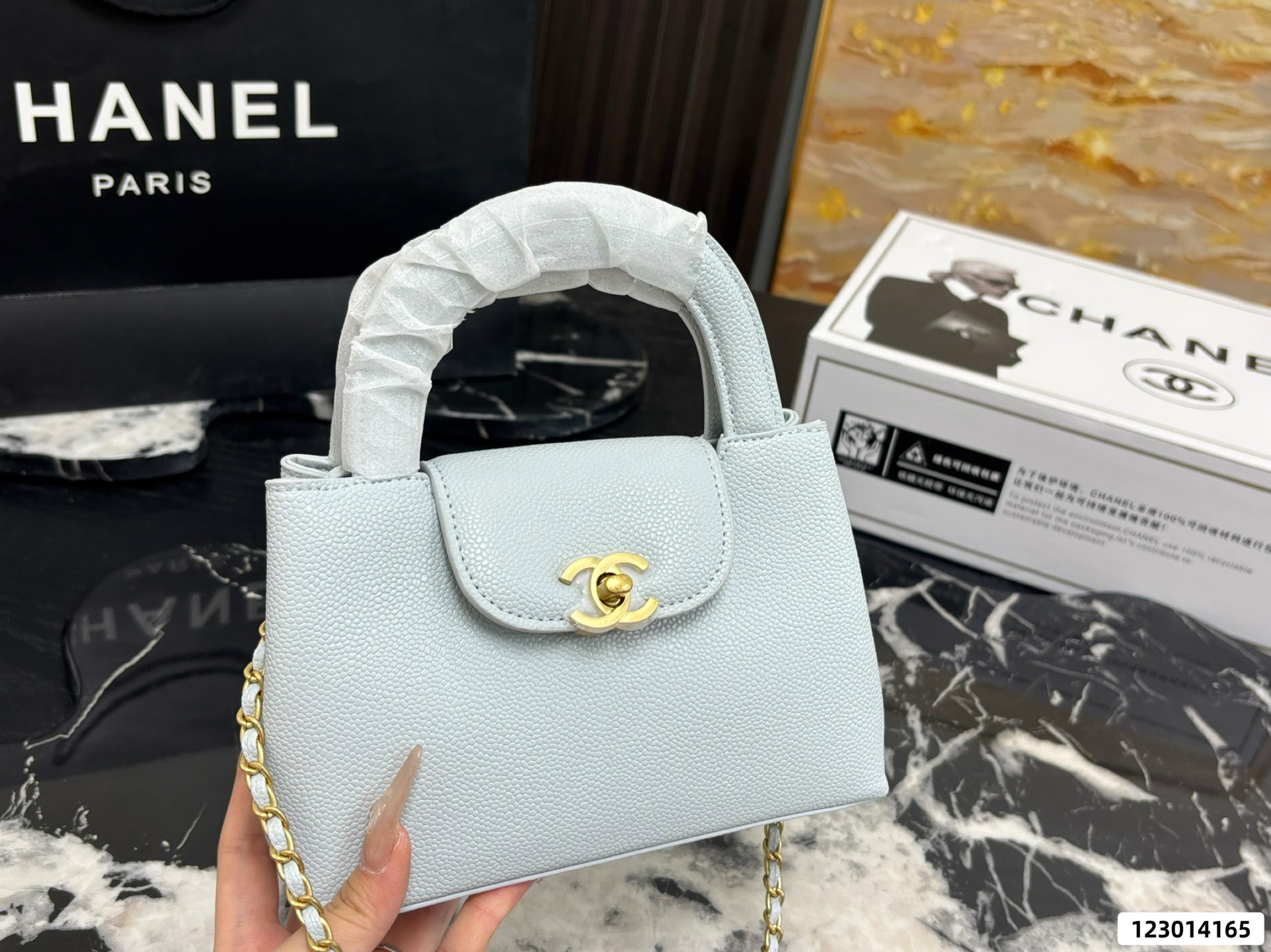 Chanel Kelly Mini Handbag - Image 5