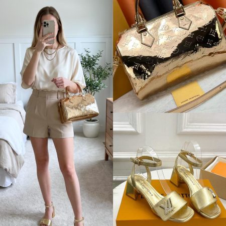 LV Shoes & Bag Set