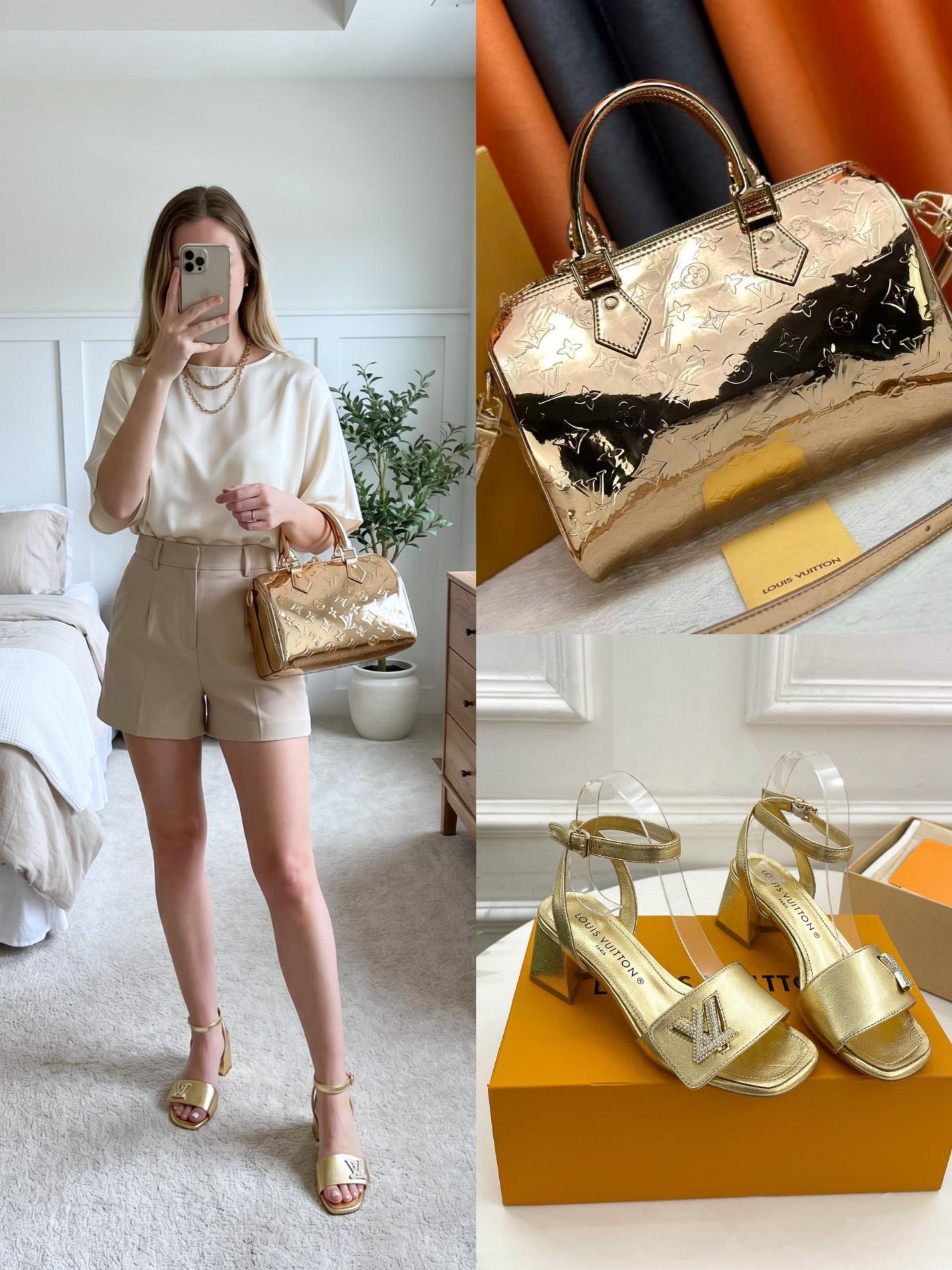 LV Shoes & Bag Set - Image 1