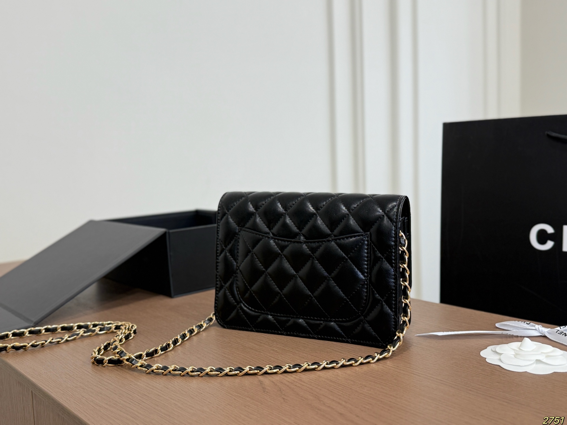 Chanelwoc Badge Chain Money Bag - Image 11