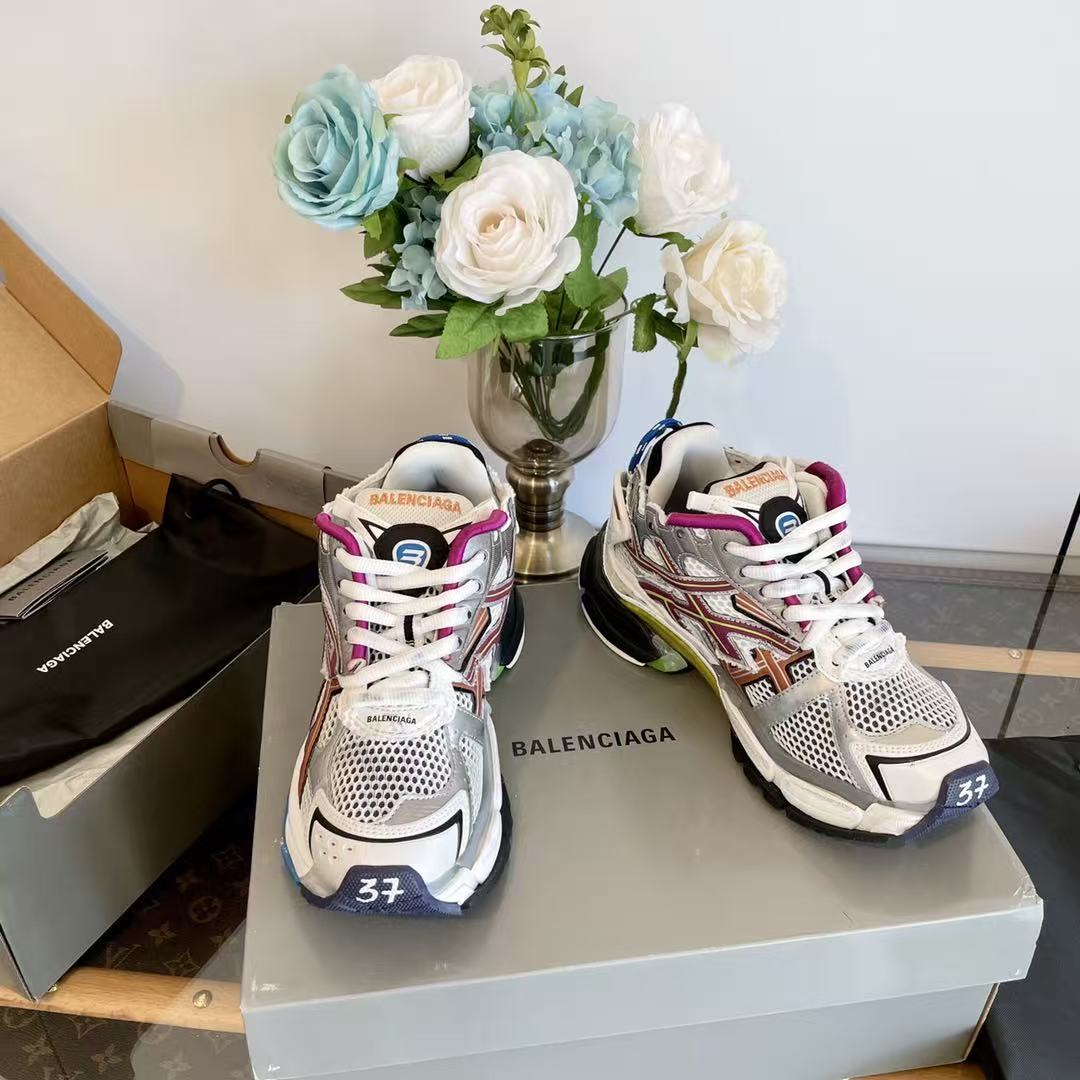 Balenciaga Multicolor Runner Sneakers - Image 3