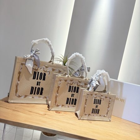 Dior Embroidered Tote Bag - Image 3