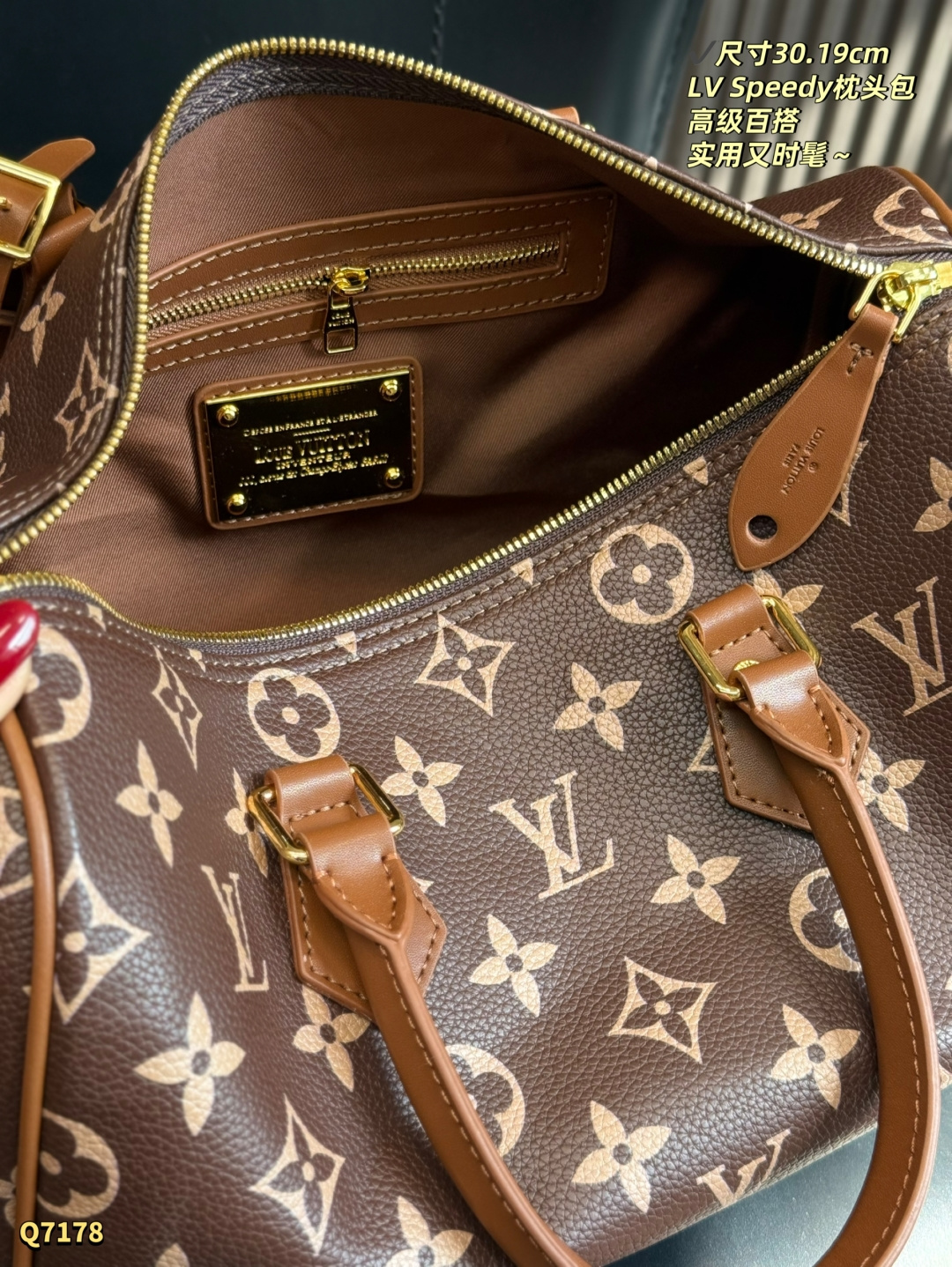 LV Speedy P9 Bandoulière 30 Monogram Bag - Image 9
