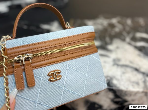 Chanel Resort Collection Denim Lunchbox Bag