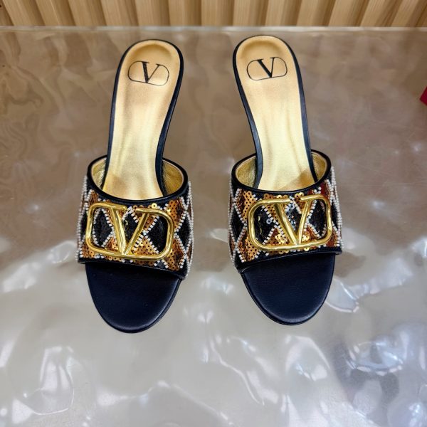 Valentino Women VLogo Slide Pumps