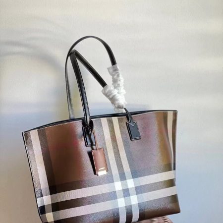 Burberry Medium Check Tote - Image 4