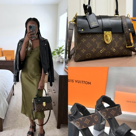 LV Shoes & Bag Set