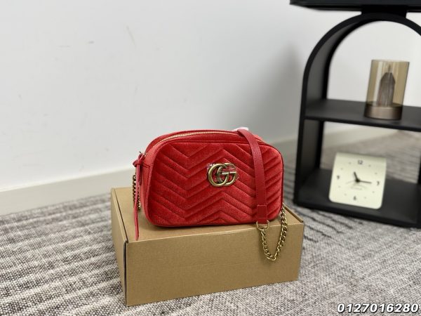 Gucci Velvet Camera Bag