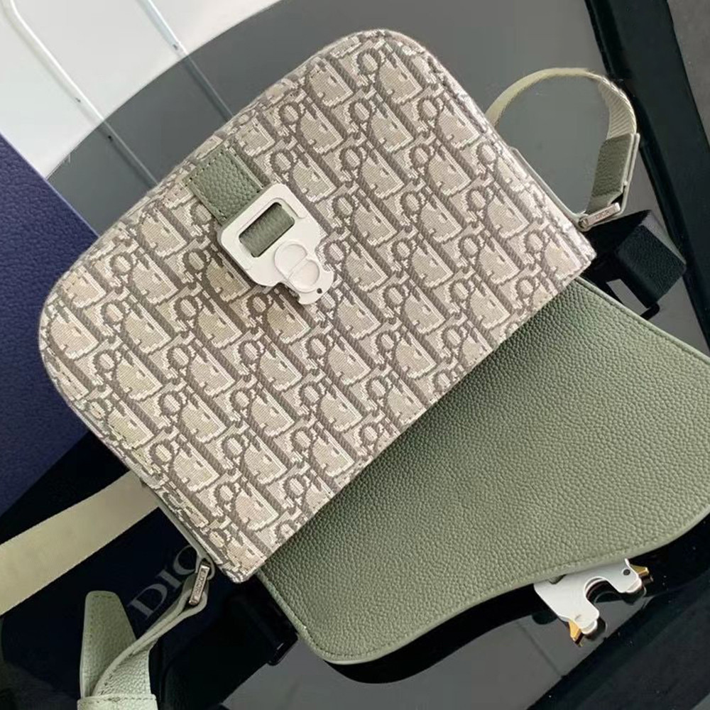 Dior Oblique Small Saddle Flap Messenger Bag - Image 3