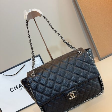 CHANEL Flap Caviar Chain Around Shoulder Bag - Image 2