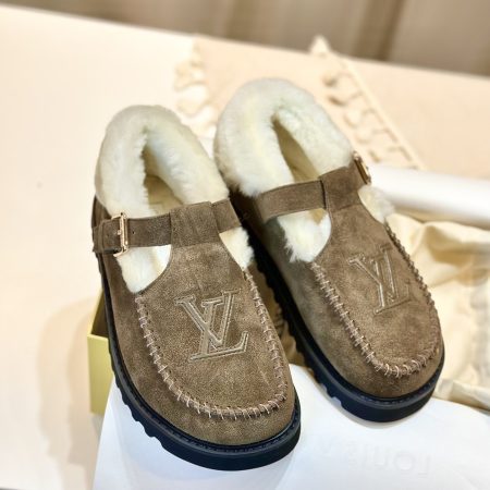 LV Fall/Winter Fuzzy Slippers