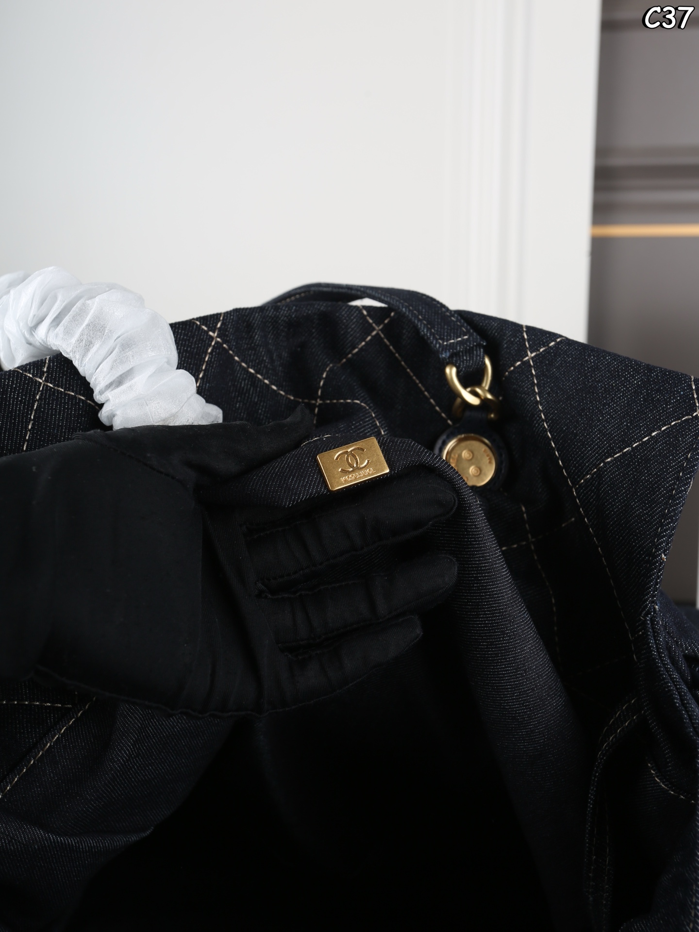 Chanel 25C Denim Bag - Image 8