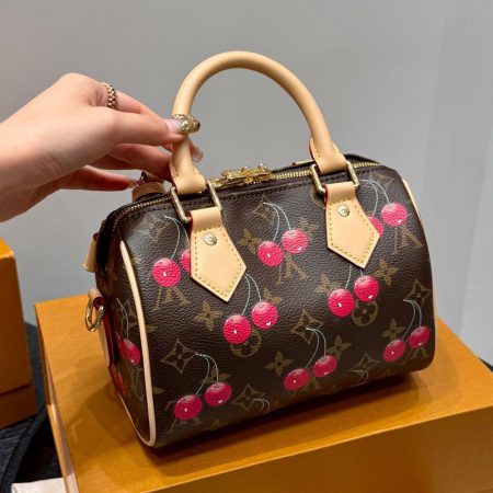 LV x TM Cherry Speedy 20 Bandouliere Pillow Bag - Image 3