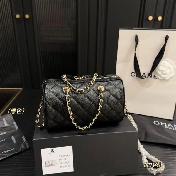 Chanel Caviar Boston Bowling Bag