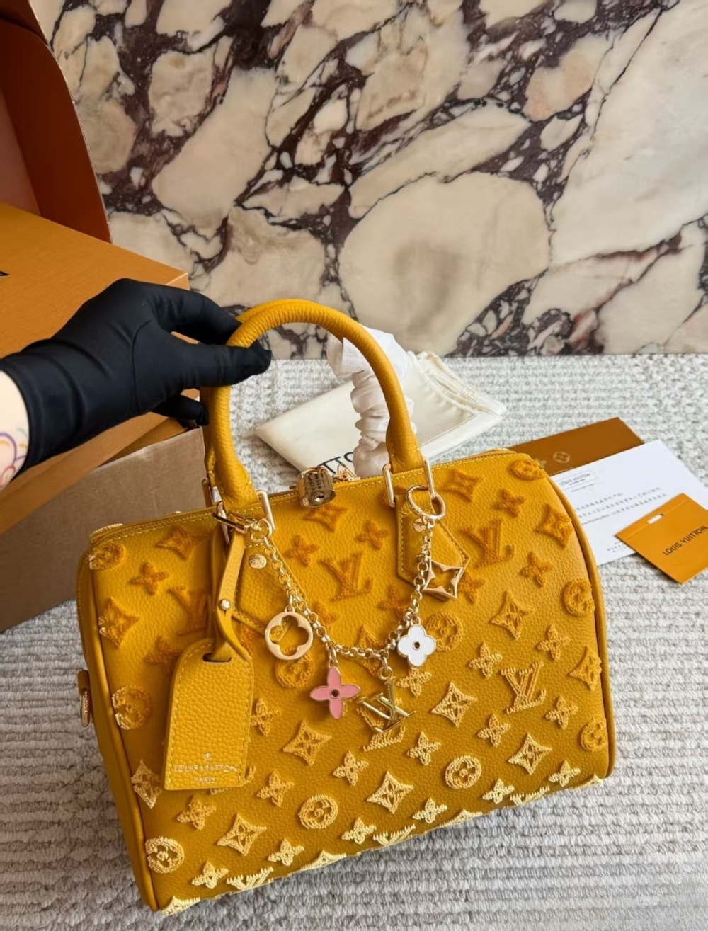 LV Petite Malle Monogram Empreinte Bag 10A - Image 7