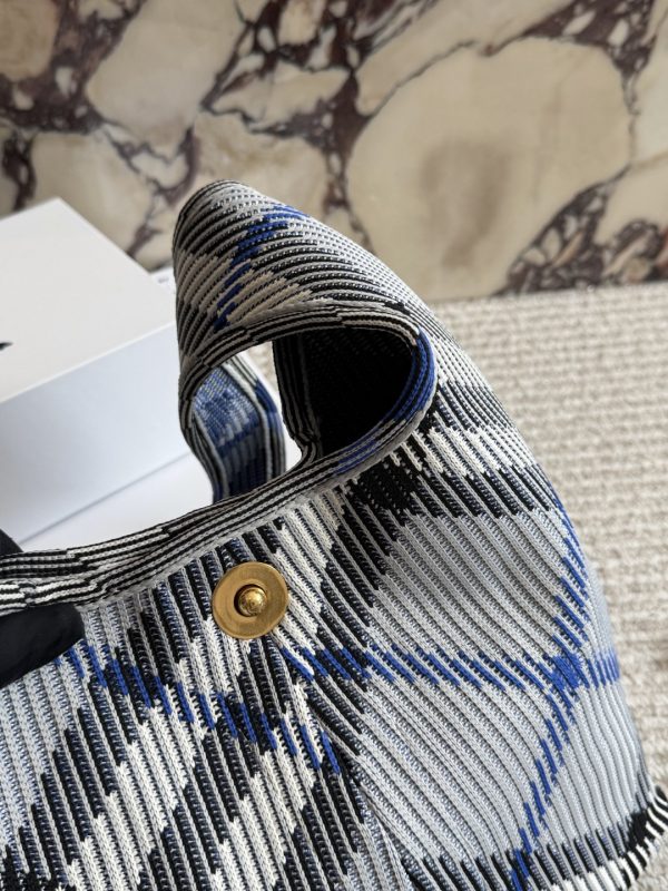 Burberry Check Knitted Shoulder Bag