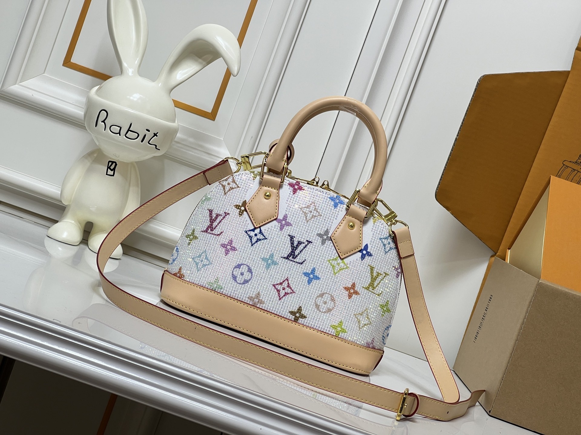 LV x TM Alma BB Shiny Handbag - Image 6