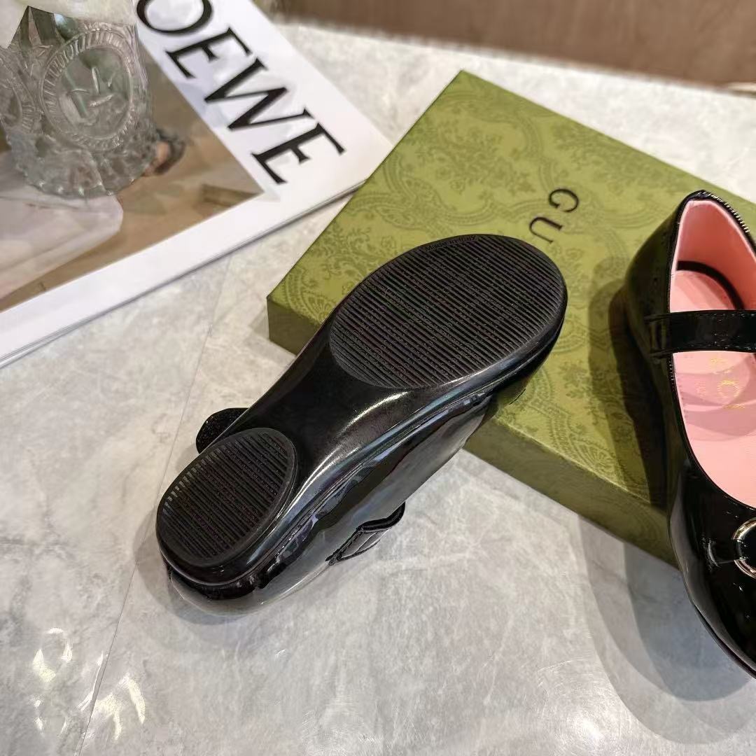 Gucci Kids Horsebit Ballet Flats - Image 8