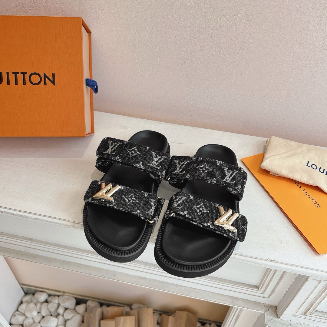 LV Flat Comfort Sandals - Shoes - Image 2