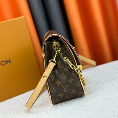 LV Smooth Dauphine MM Black Bag - Image 11