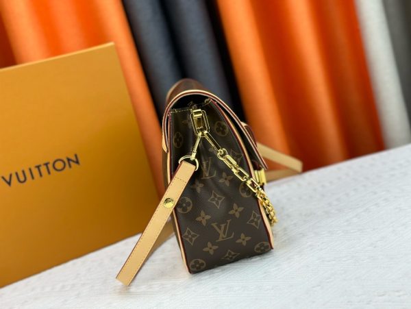 LV Smooth Dauphine MM Black Bag