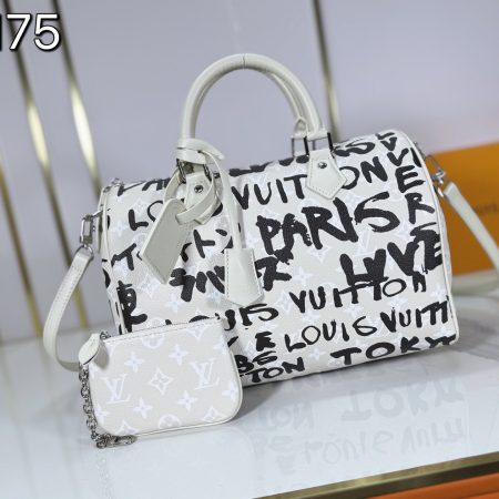 LV Speedy 30 Graffiti Pillow Bag - Image 6