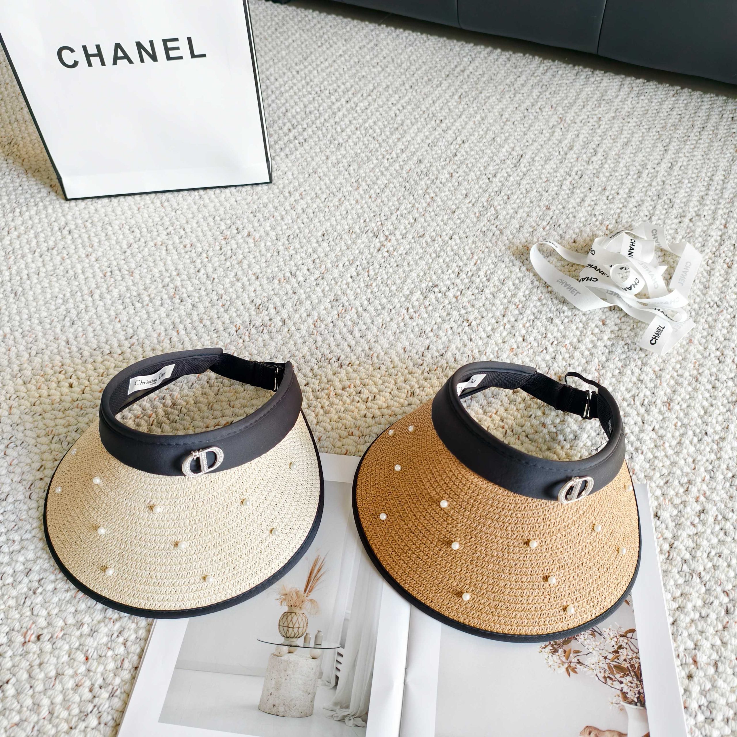 Dior Sun Hat, Flat-Top Hat - Image 1