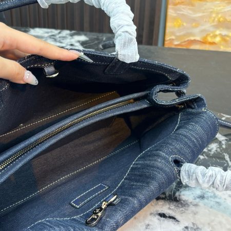 Chanel 26S Denim Baguette Bag - Image 9